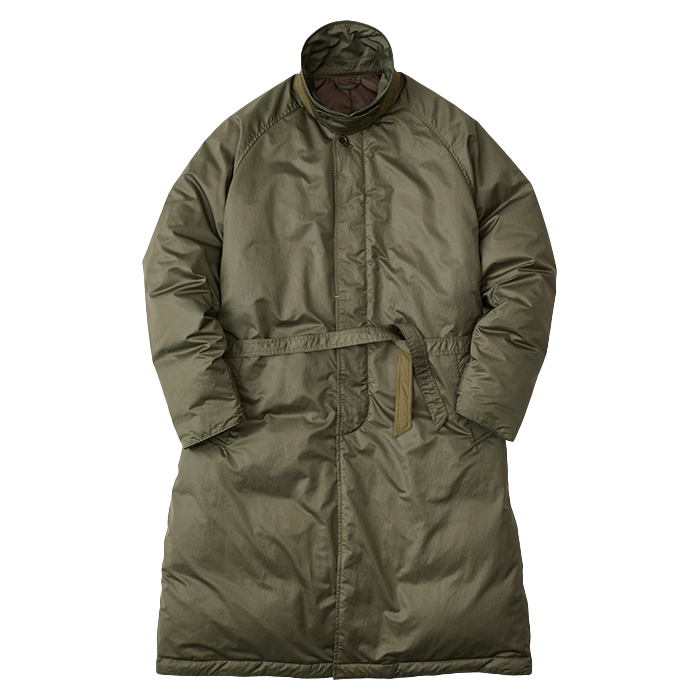 SHEEN NYLON BAL COLLAR DOWN COAT