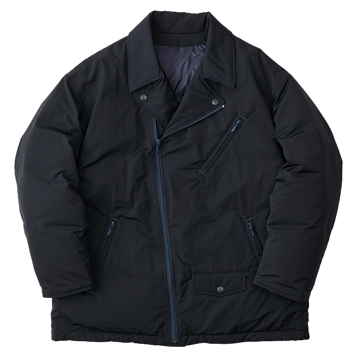 SHEEN NYLON RIDERS DOWN JACKET