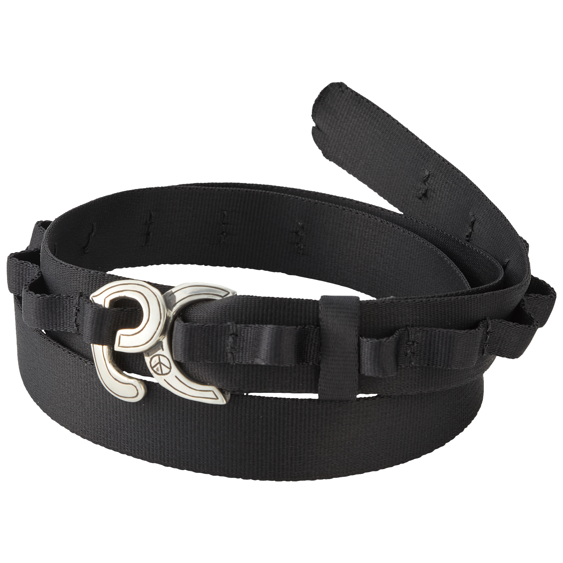 NYLON SILVER BUCKLE BELT (PC)