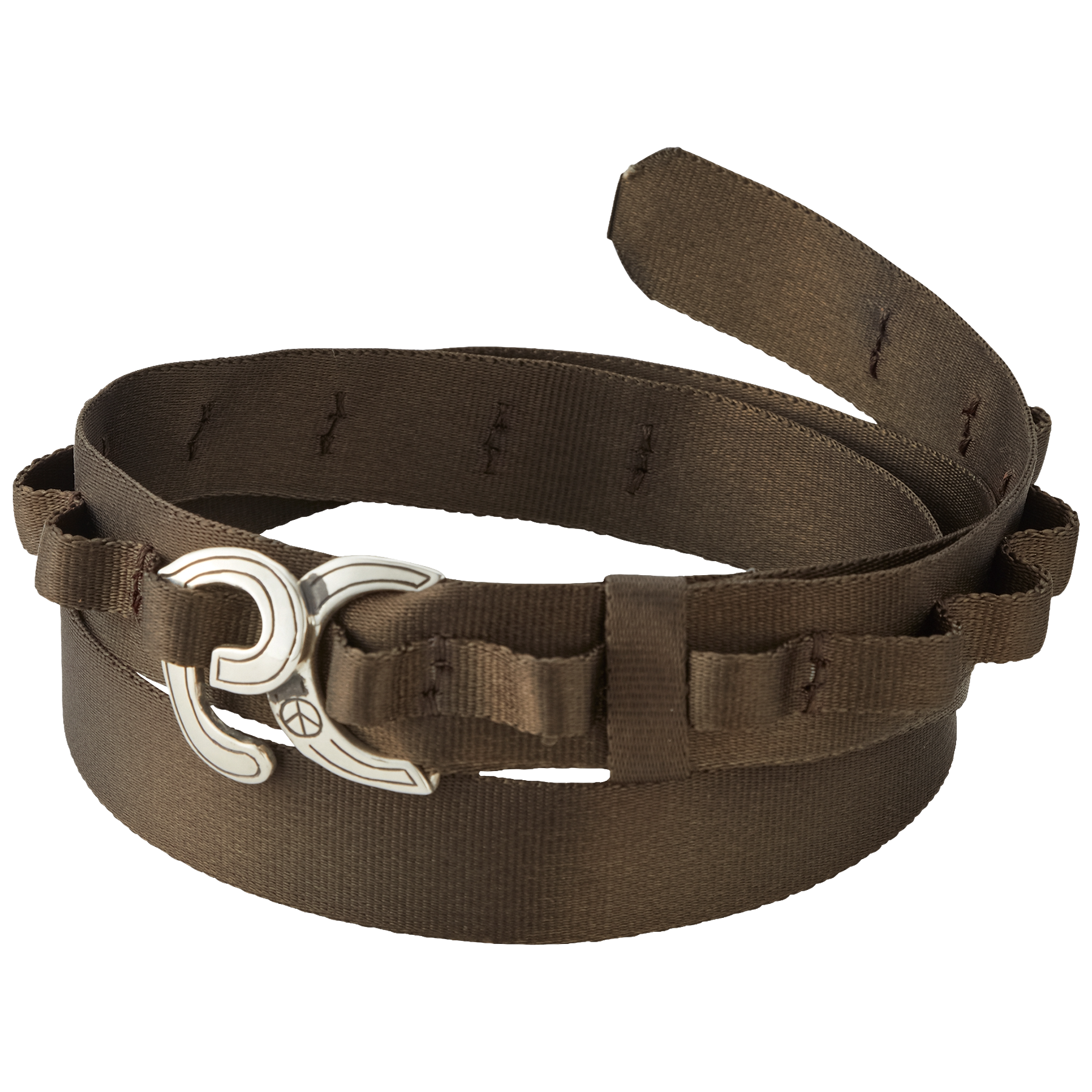 NYLON SILVER BUCKLE BELT (PC)