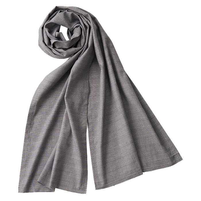 GLEN CHECK STOLE (ALUMO FABRIC)