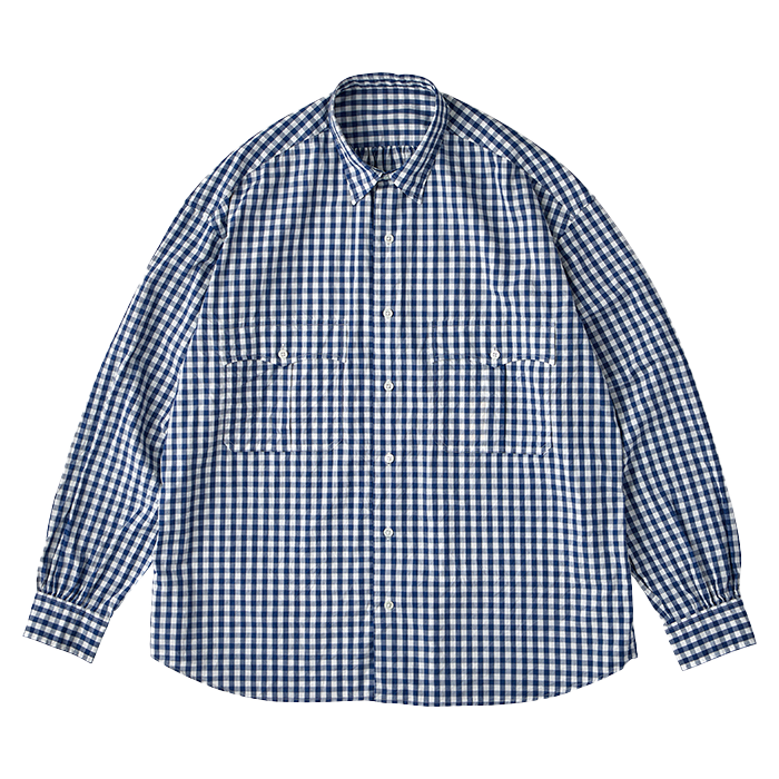 ROLL UP GINGHAM CHECK SHIRT