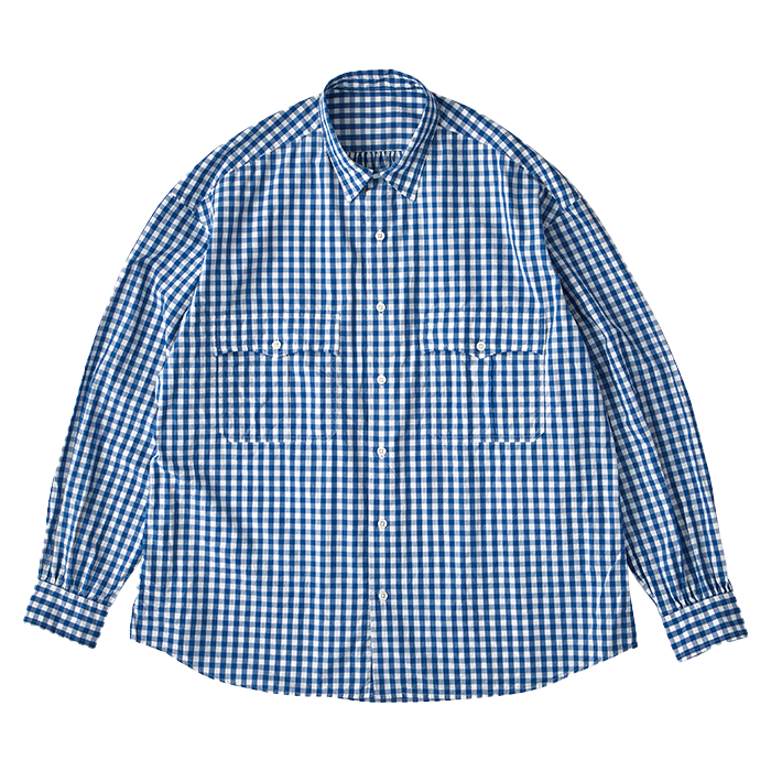 ROLL UP GINGHAM CHECK SHIRT