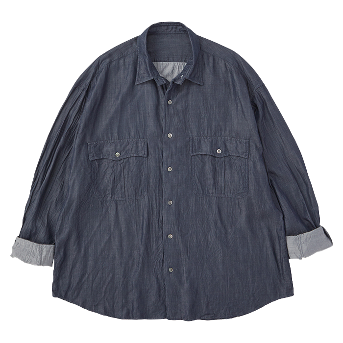 ROLL UP SOFT CUPRO SHIRT