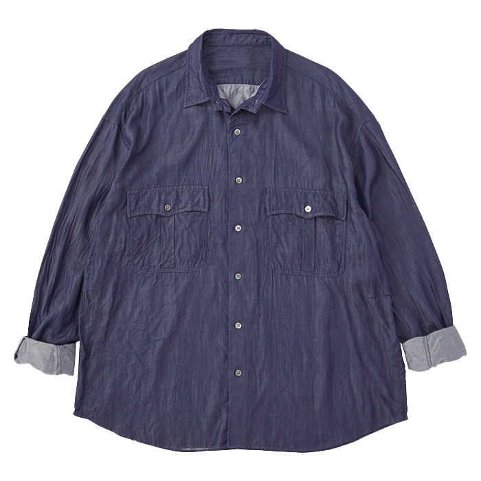 ROLL UP SOFT CUPRO SHIRT