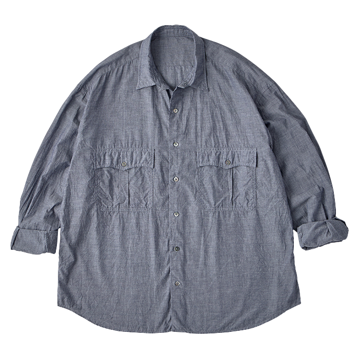 ROLL UP CHAMBRAY SHIRT