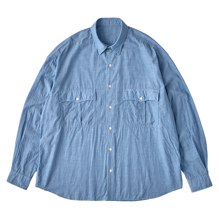 ROLL UP CHAMBRAY SHIRT