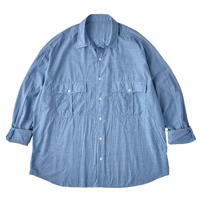 ROLL UP CHAMBRAY SHIRT