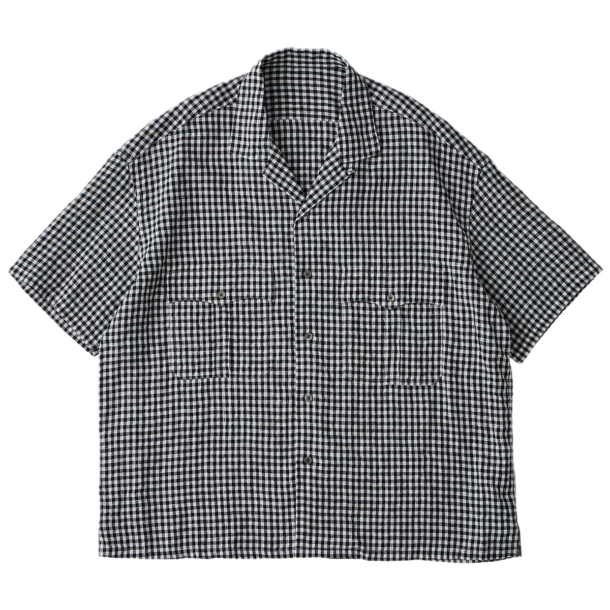 KEROUAC LINEN GINGHAM CHECK SHIRT