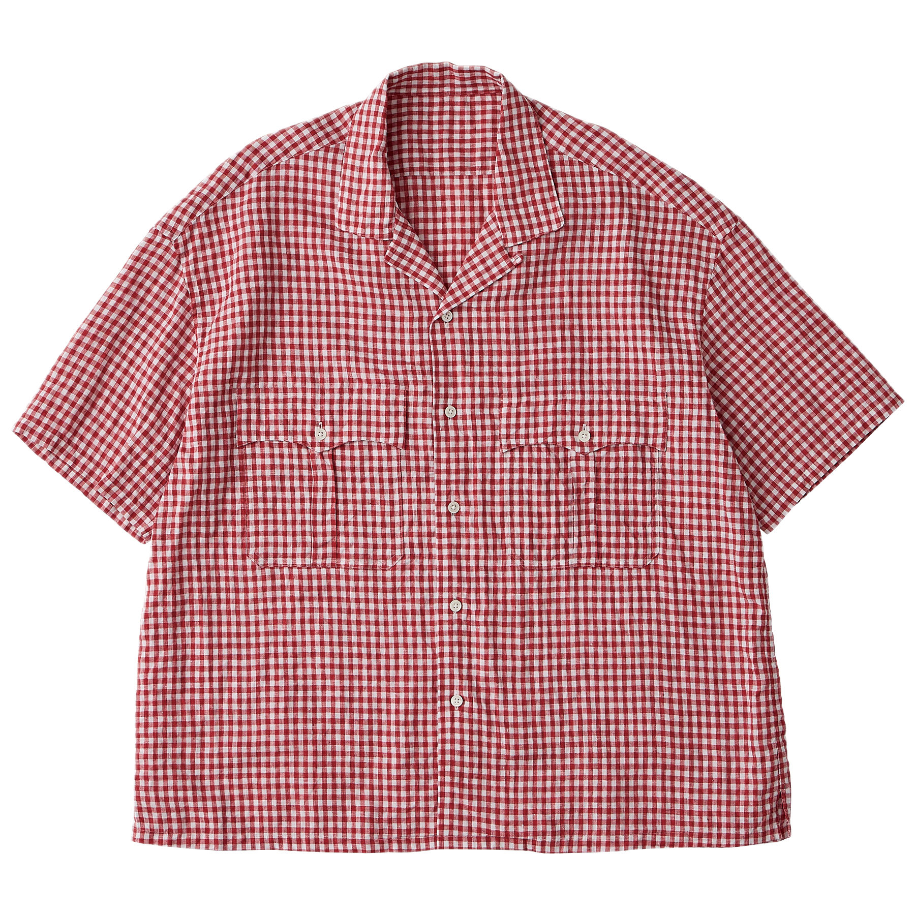 KEROUAC LINEN GINGHAM CHECK SHIRT