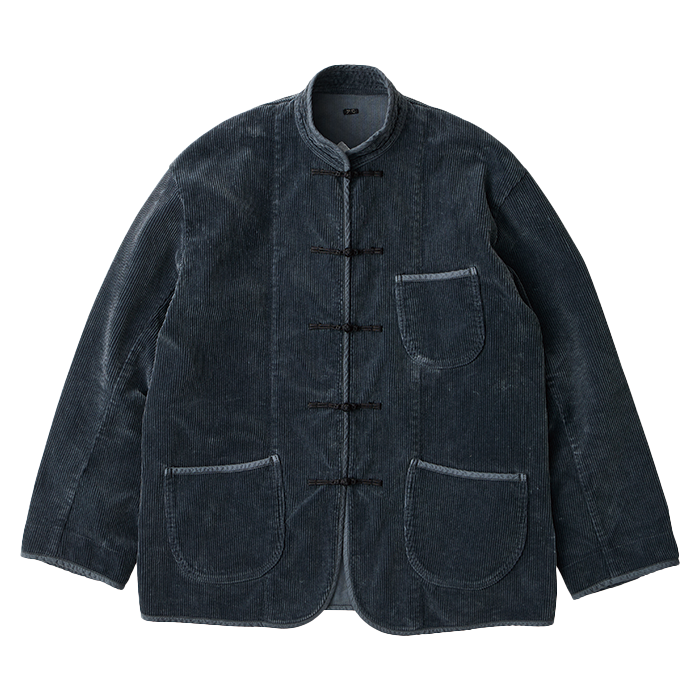 CORDUROY CHINESE JACKET WATCH CHAIN ITEM