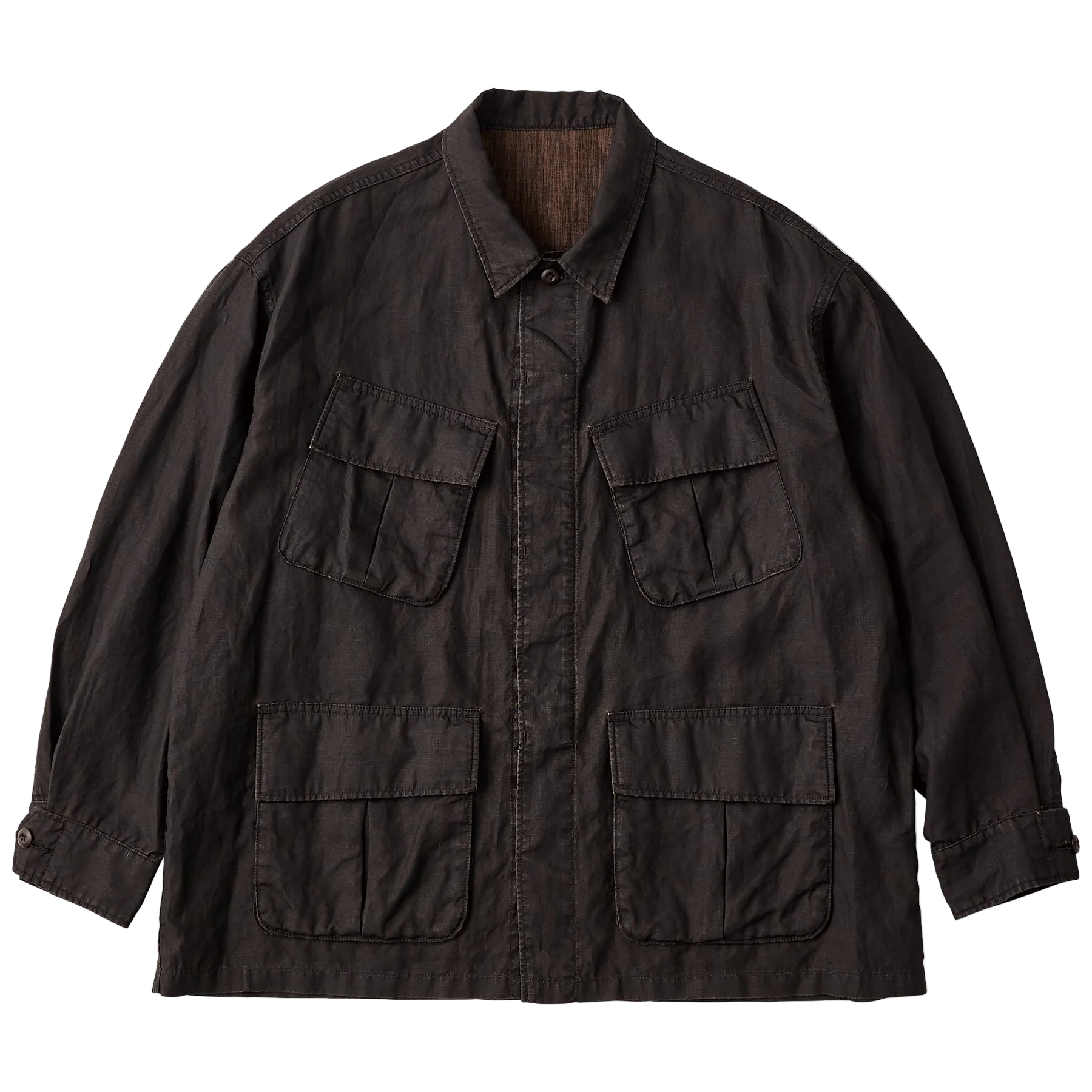 ジャケット・アウター Porter Classic HAND WORK MILITARY JACKET FARMER'S LINEN MILITARY JACKET