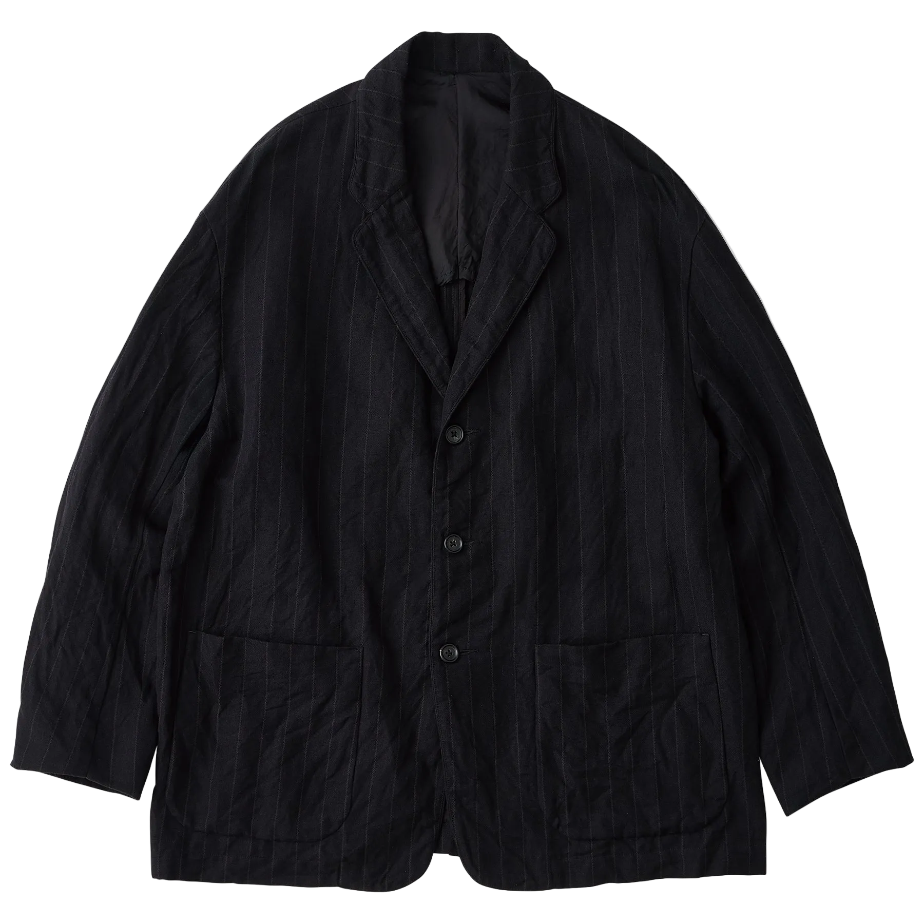 PIN STRIPE LINEN COTTON CLASSIC JACKET