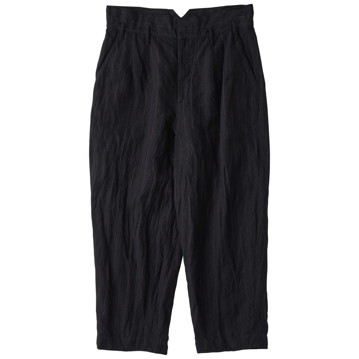 PIN STRIPE LINEN COTTON CLASSIC PANTS