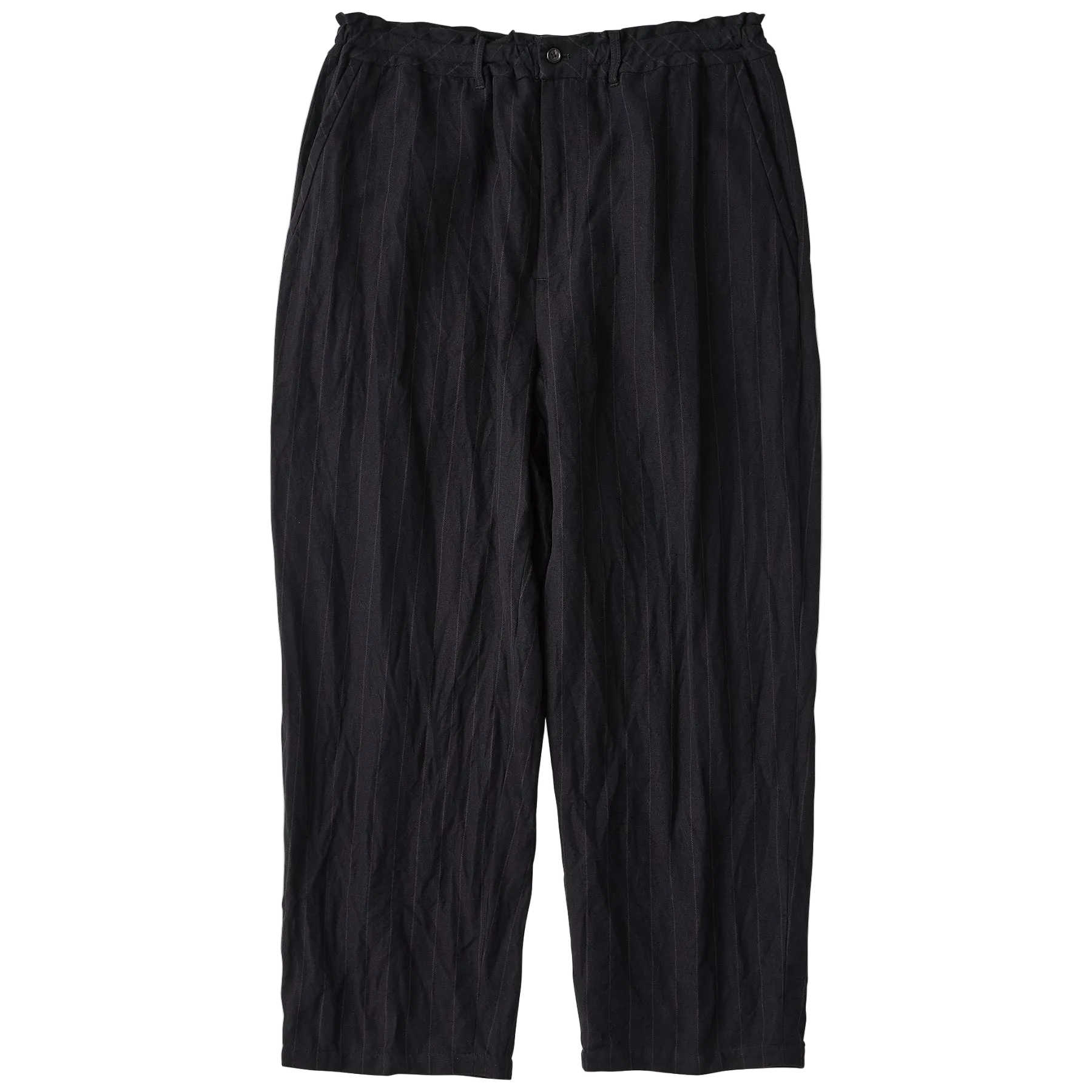 PIN STRIPE LINEN COTTON EASY PANTS