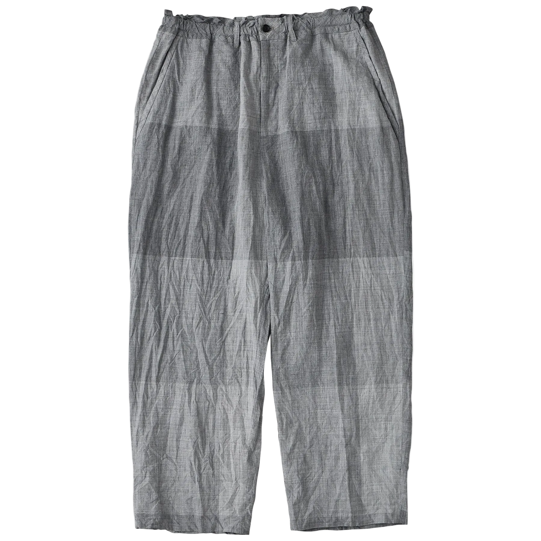 RAMIE BLOCK CHECK EASY PANTS