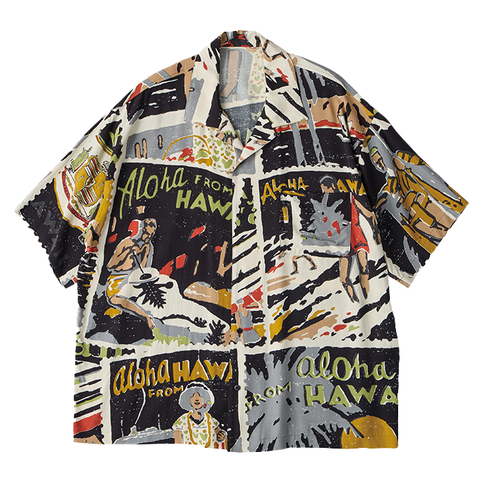 HAWAIIAN OUTDOOR ALOHA SHIRT HAWAIIAN OUTDOOR ALOHA SHIRT
