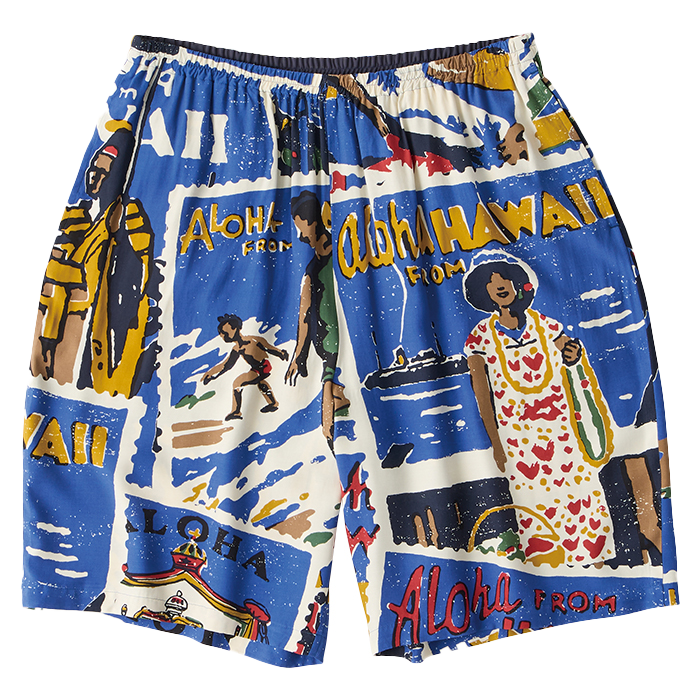HAWAIIAN OUTDOOR ALOHA SHORTS