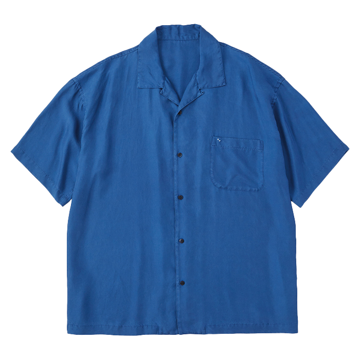H/W INDIGO SILK SHIRT H/W INDIGO SILK SHIRT