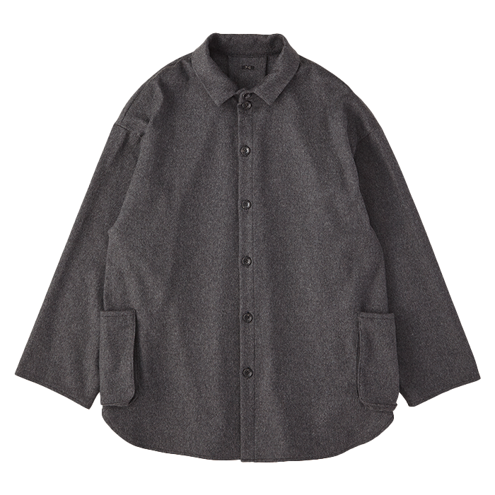 CASHMERE SHIRT JACKET (BABY CASH)