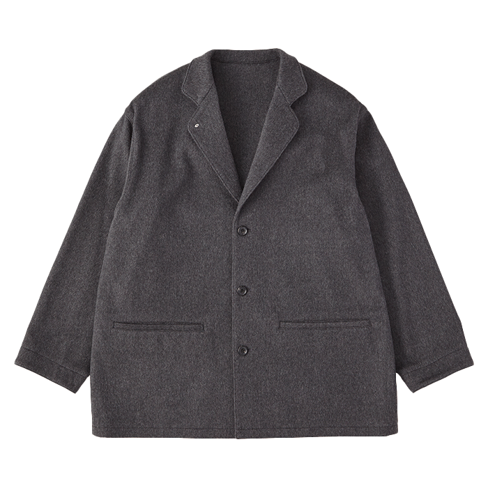 CASHMERE WIDE JACKET W/PLATINUM CHARM(BABY CASH)