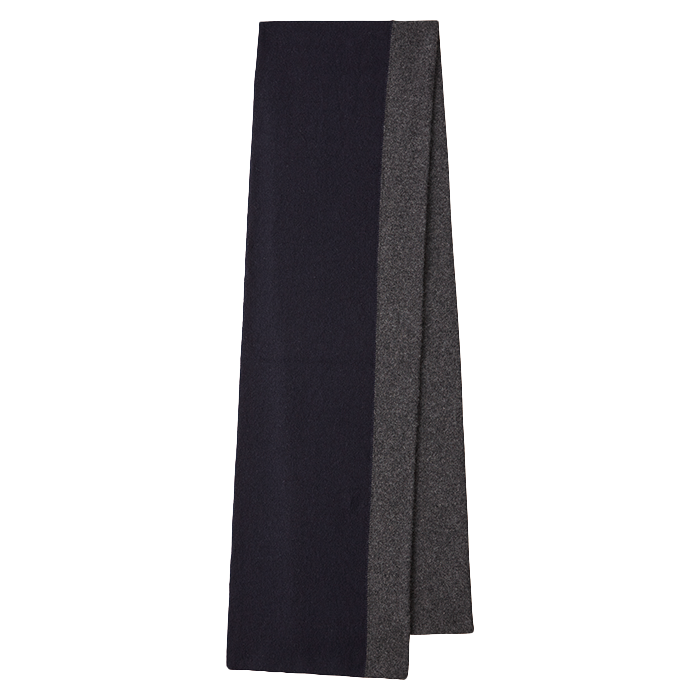 CASHMERE KNIT STOLE TWO TONE COLOR(BABY CASH)