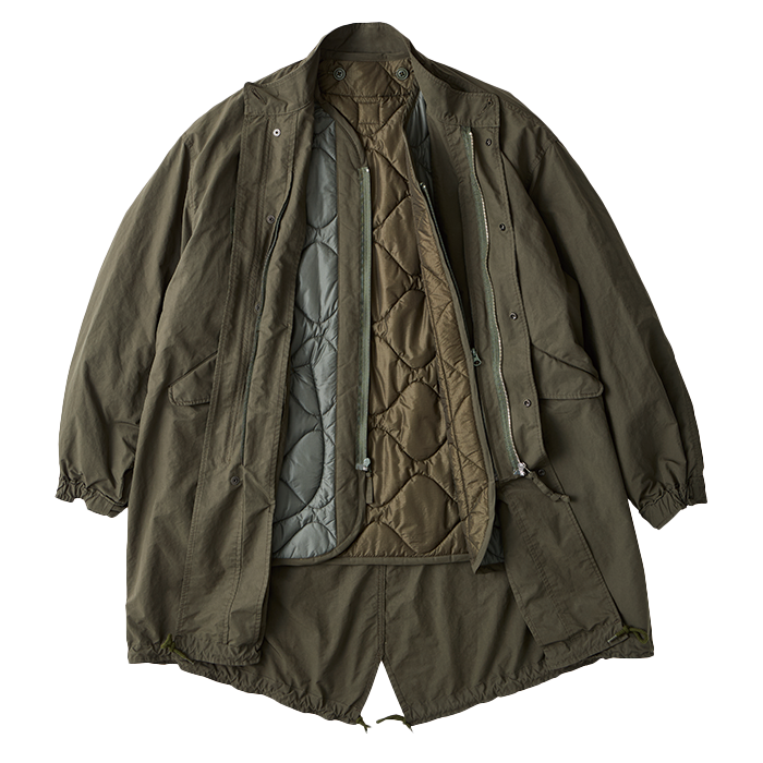 WEATHER MILITARY COAT / LINER NYLON MJ CONNECTION