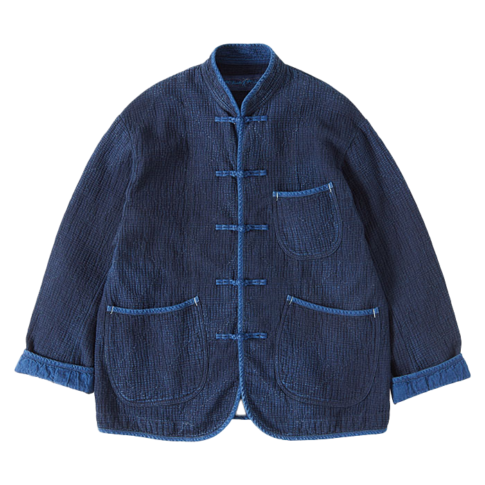 NEW SASHIKO LIGHT CHINESE JACKET -2024AW-
