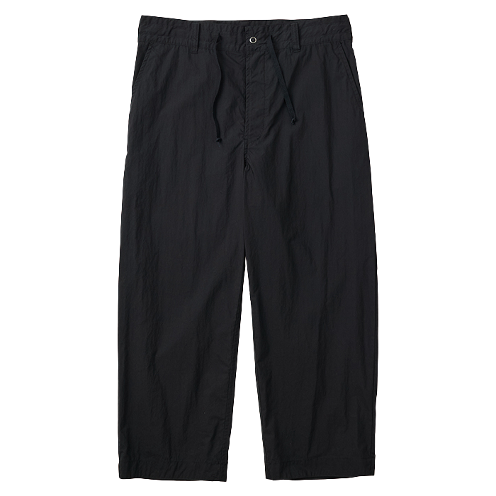 POPLIN WIDE LONG PANTS