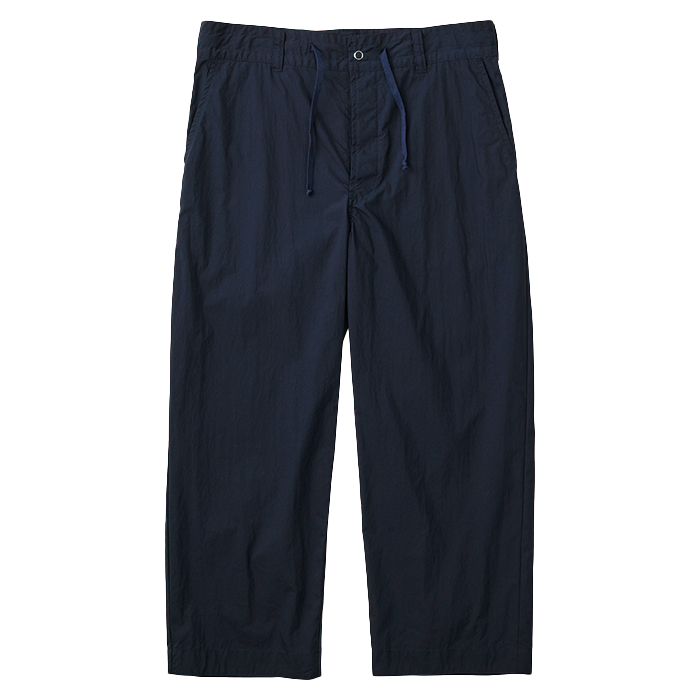POPLIN WIDE LONG PANTS