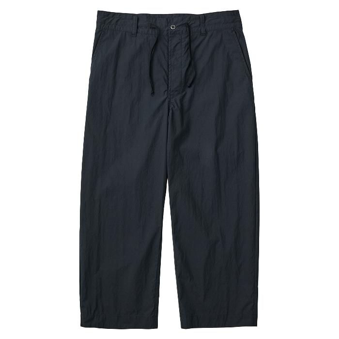 POPLIN WIDE LONG PANTS