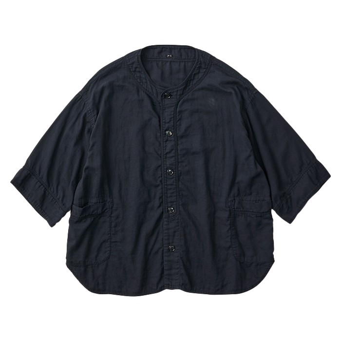 SUVIN GOLD GAUZE BASEBALL SHIRT