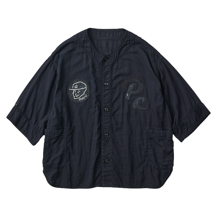 SUVIN GOLD GAUZE BASEBALL SHIRT CUSTOM