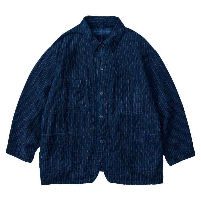 SASHIKO STRIPE COVERALLS WATCH CHAIN ITEM（サシコ ストライプ