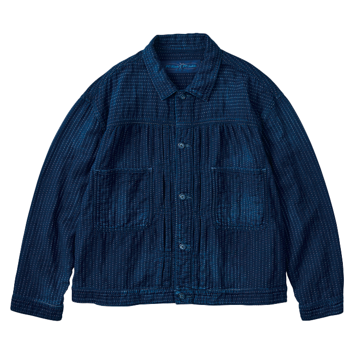 ポータークラシック SASHIKO STRETCH SHIRT JACKET 0441554006771_NEW SASHIKO