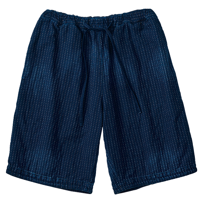 SASHIKO STRIPE SHORTS