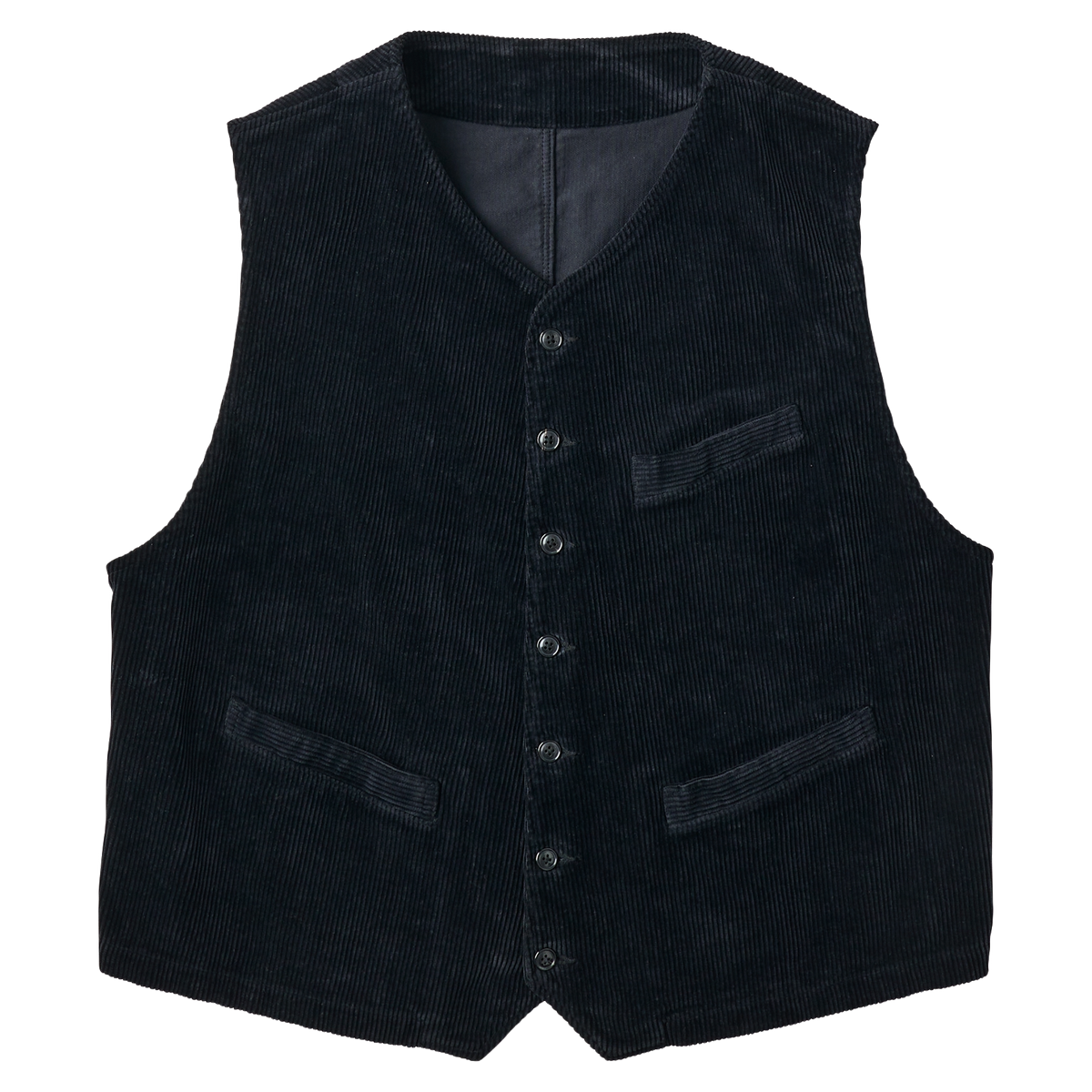 CORDUROY CLEMENCEAU VEST WATCH CHAIN ITEM -2026AW-