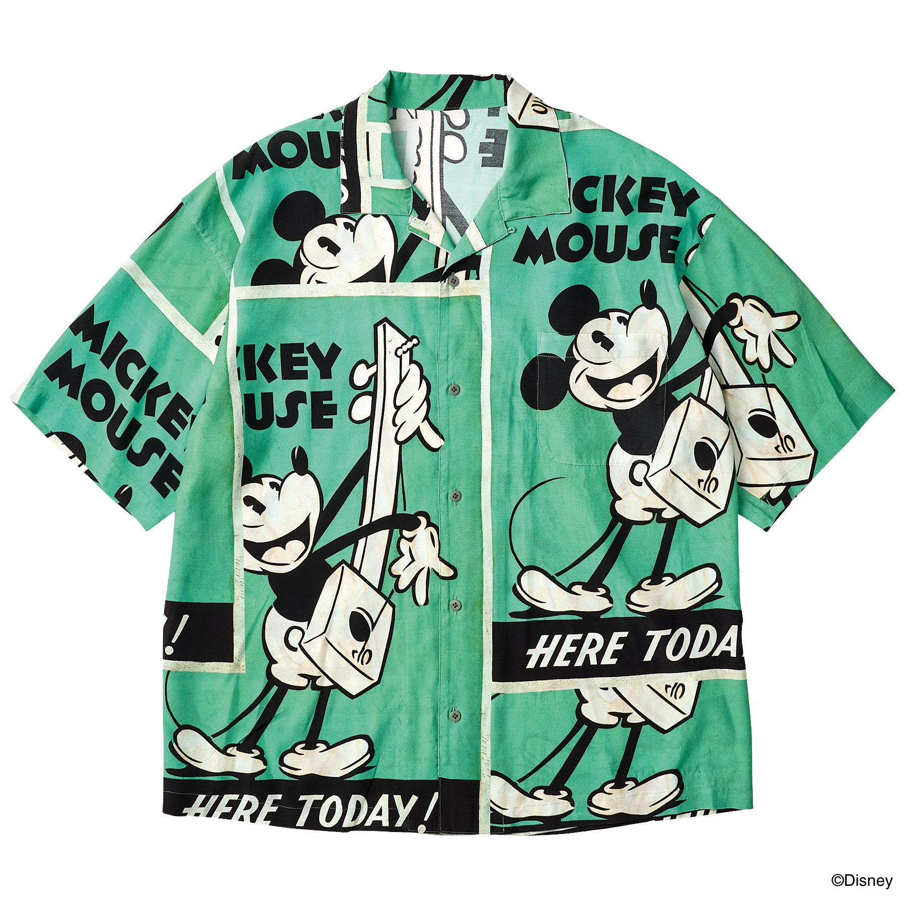 DISNEY VP / PC ALOHA COLLECTION ALOHA SHIRT / MICKEY & GUITAR