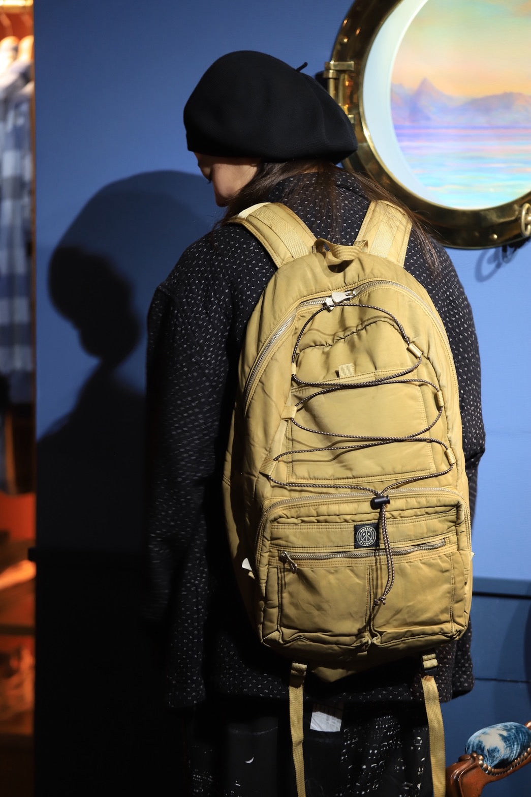 "CINEMA EXCLUSIVE" SUPER NYLON DAYPACK L -GOLD-