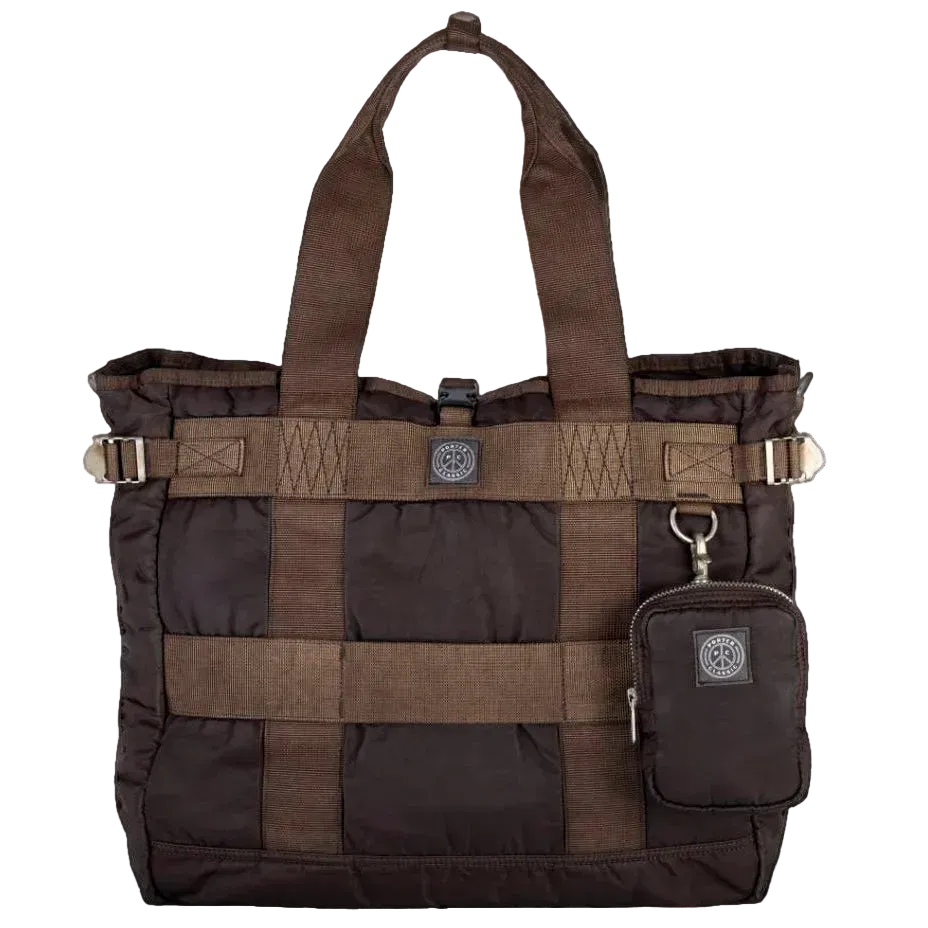 "CINEMA EXCLUSIVE" SUPER NYLON TOTE BAG -BROWN-