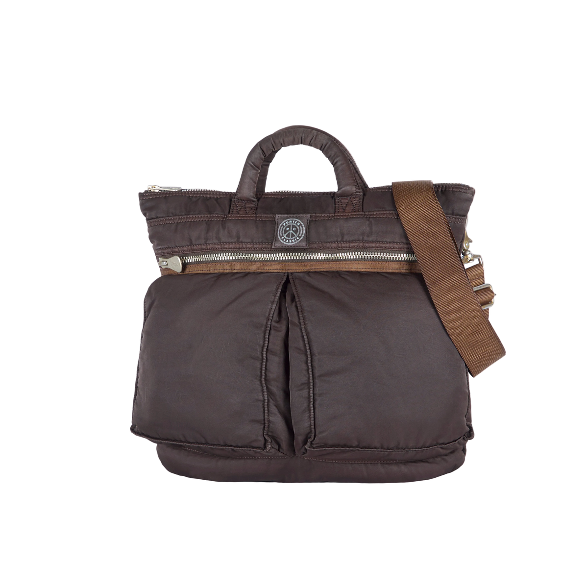 "CINEMA EXCLUSIVE" SUPER NYLON HELMET CASE S -BROWN-