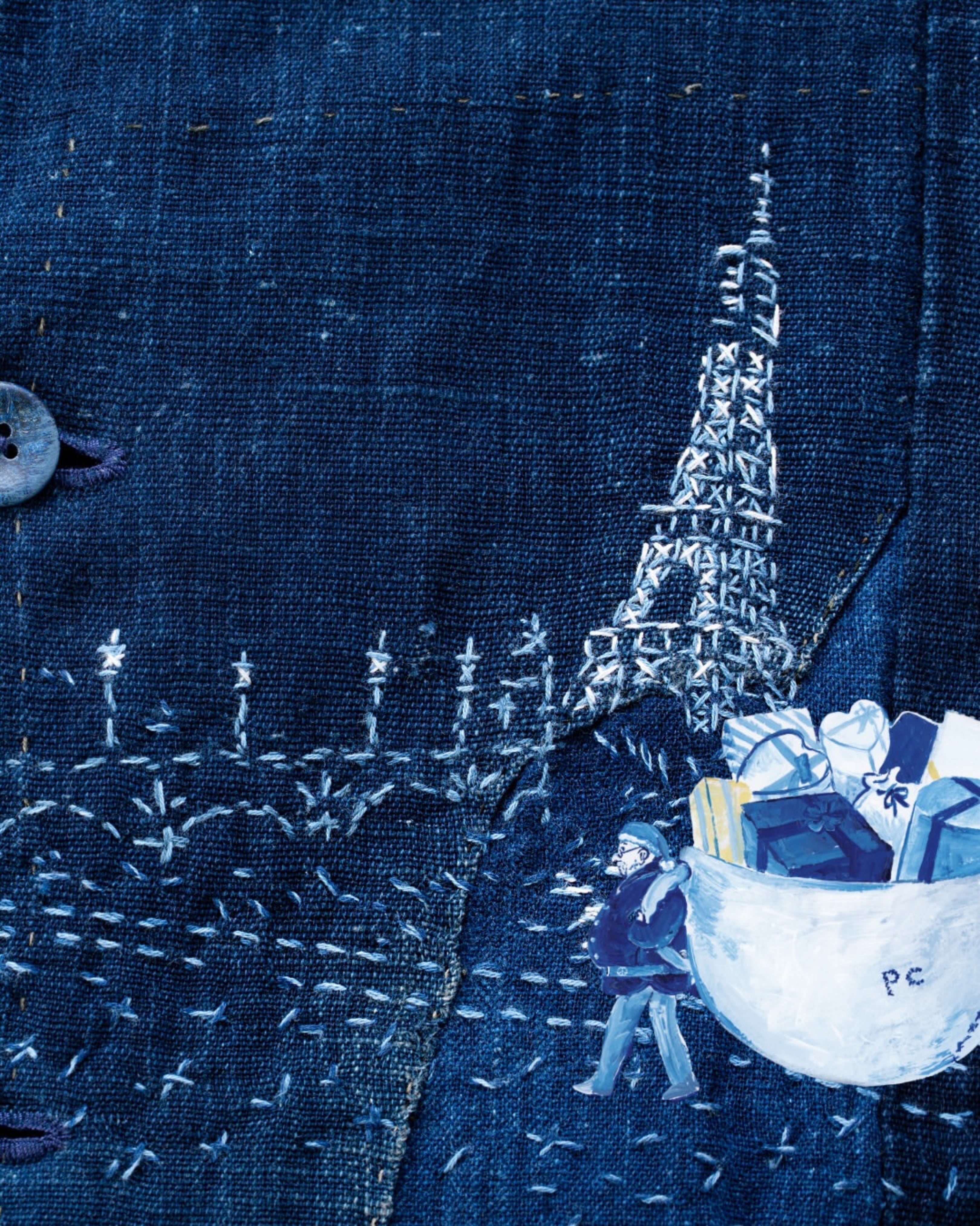 KOKIJI FRENCH JACKET EMBROIDERY (HAWAII) | SASHIKO LOVE 2025