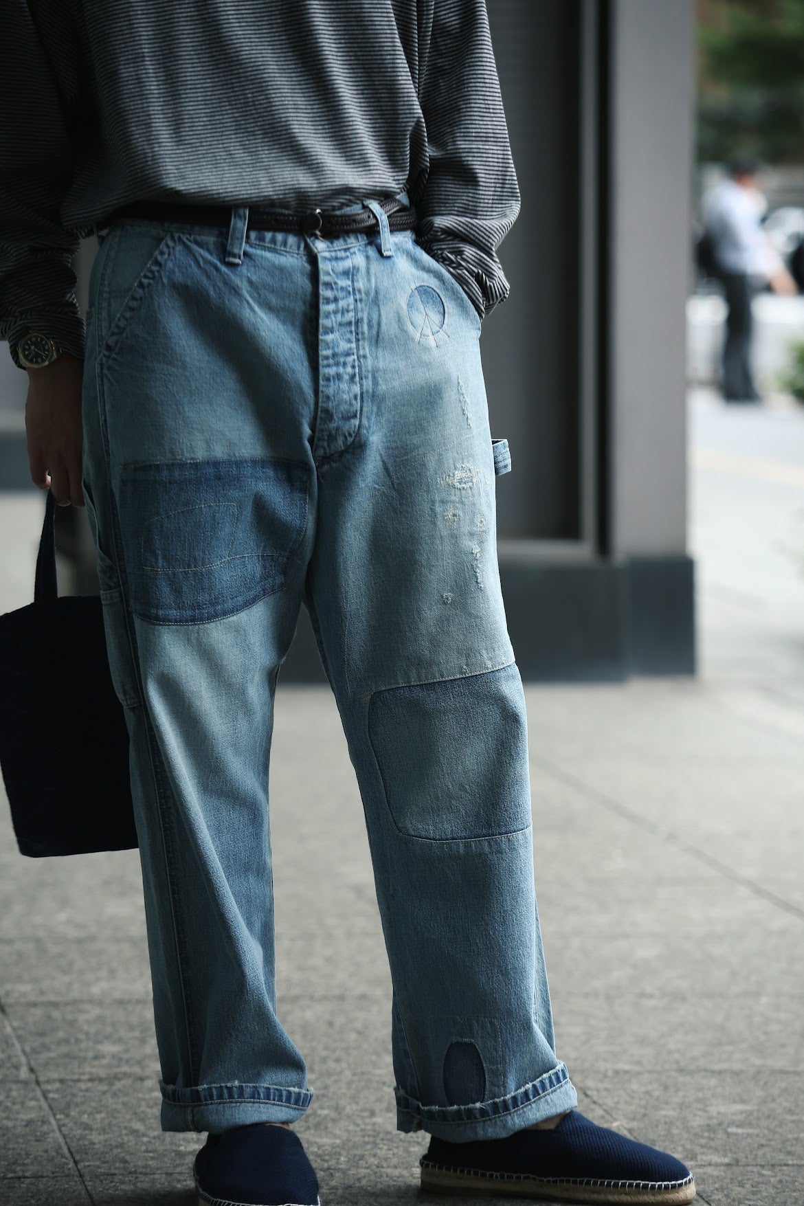 CANNERY ROW DENIM PAINTER PANTS