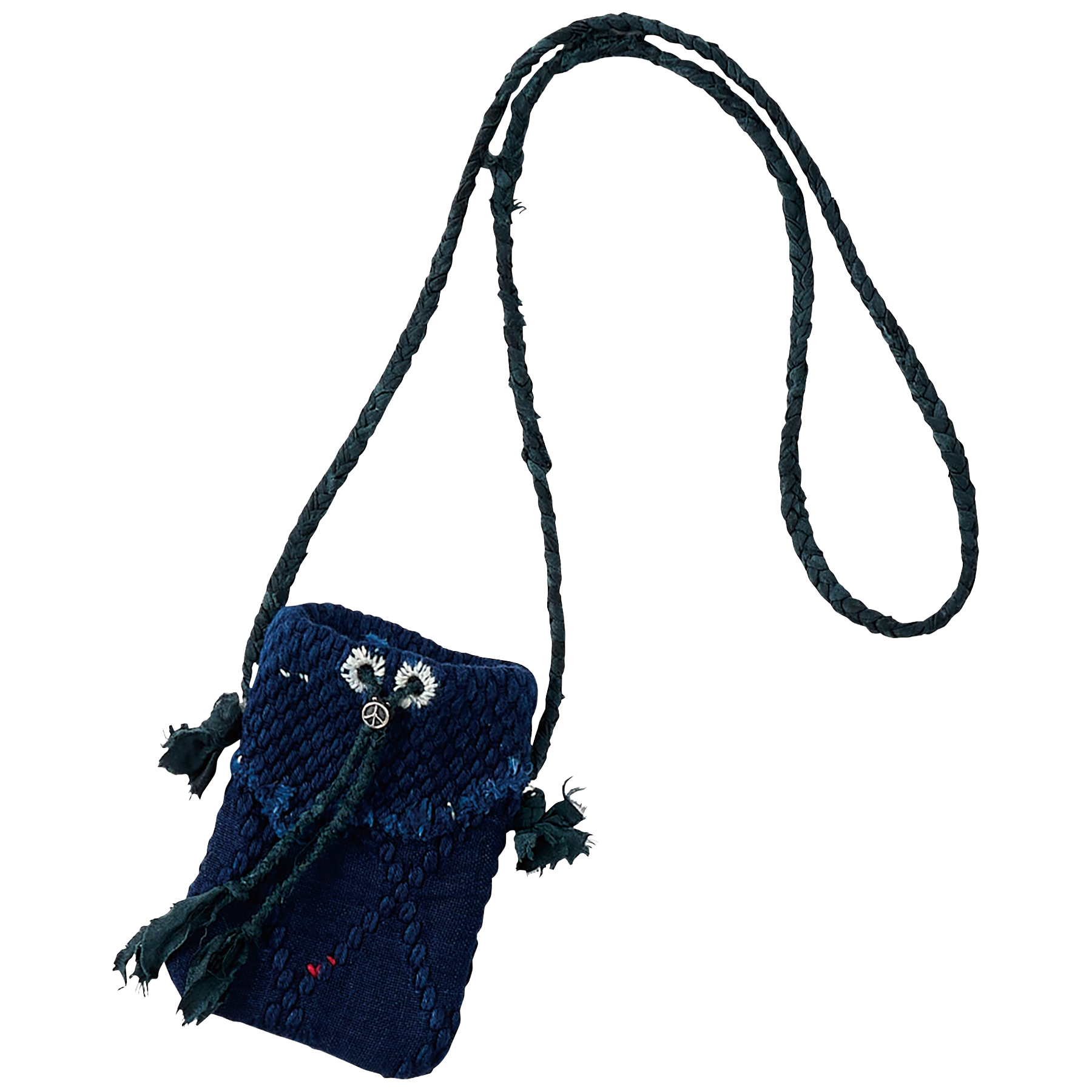 H/W PC KENDO OMAMORI POUCH W / SILK & SILVER M