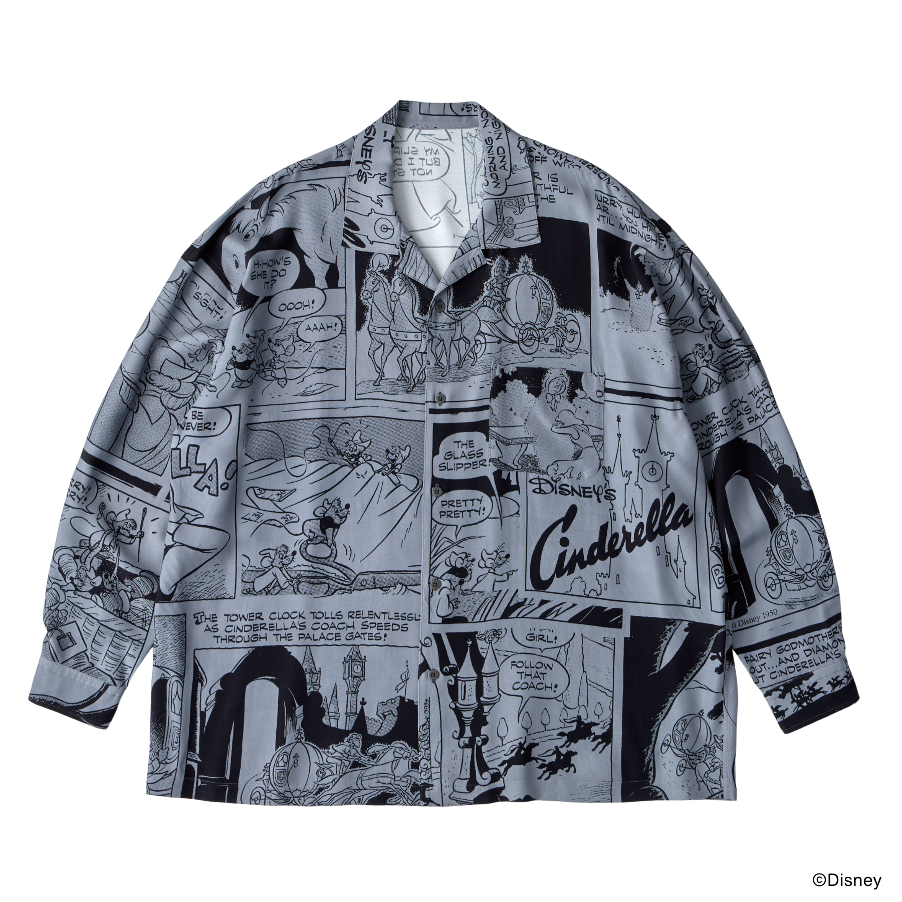 DISNEY VC / PC ALOHA COLLECTION ALOHA LONG SHIRT / DISNEY CINDERELLA