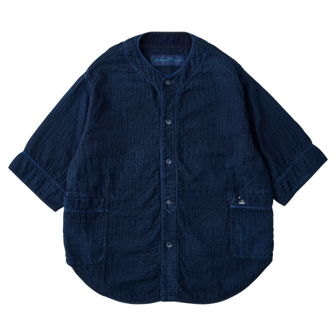 SASHIKO STRIPE BASEBALL SHIRT CUSTOM（サシコ ストライプ ベース