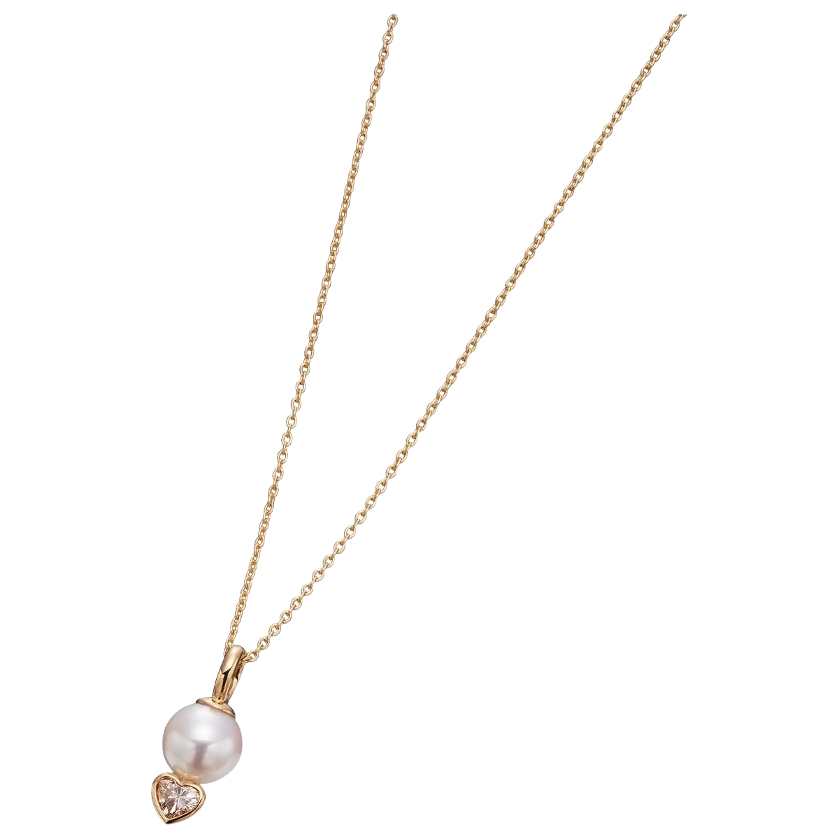 DIAMOND & PEARL NECKLACE (LIMITED)