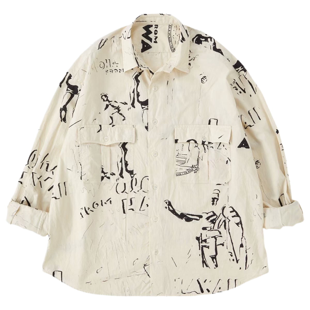 ROLL UP HAWAIIAN OUTDOOR SHIRT