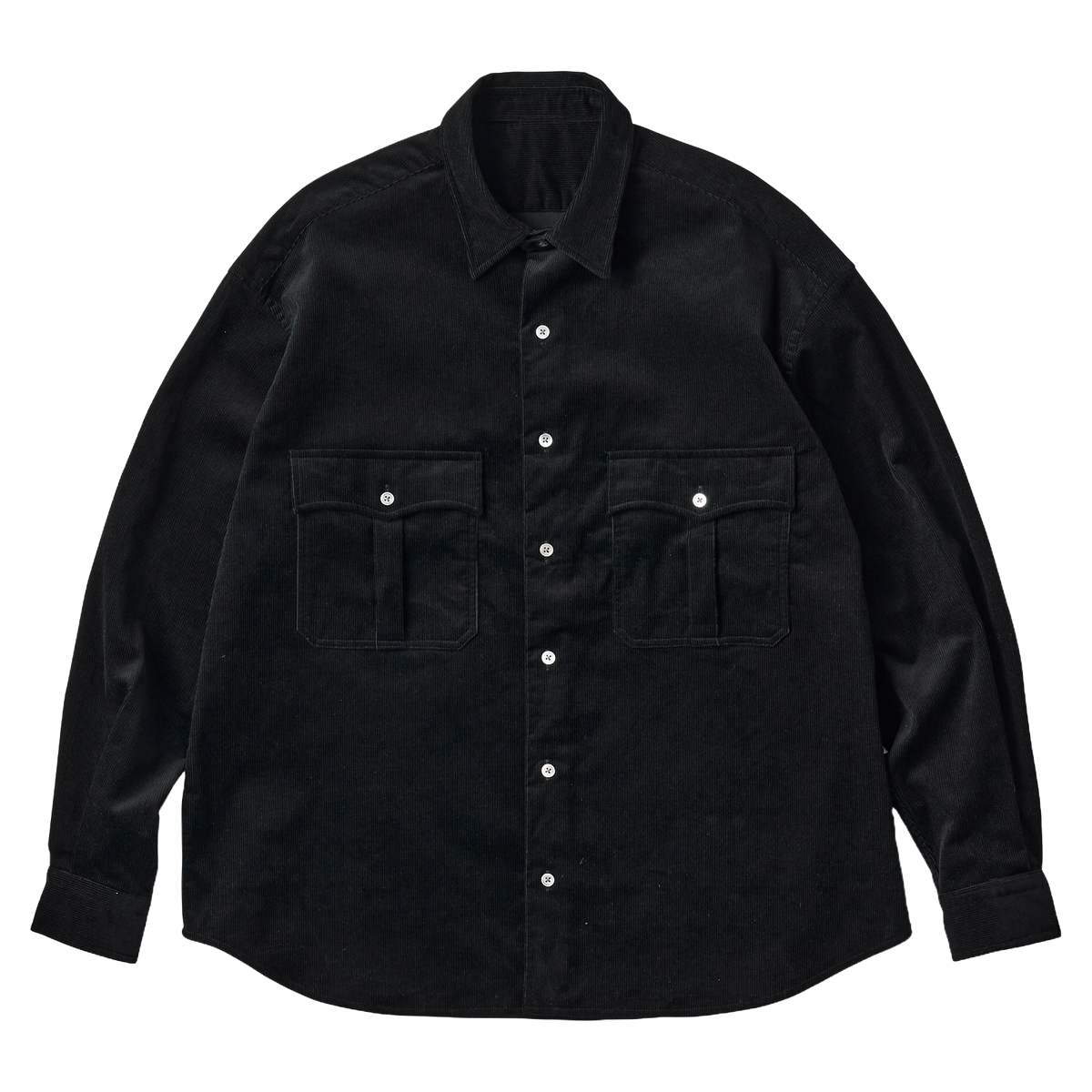 ROLL UP ORGANIC CORDUROY SHIRT (14WALE)