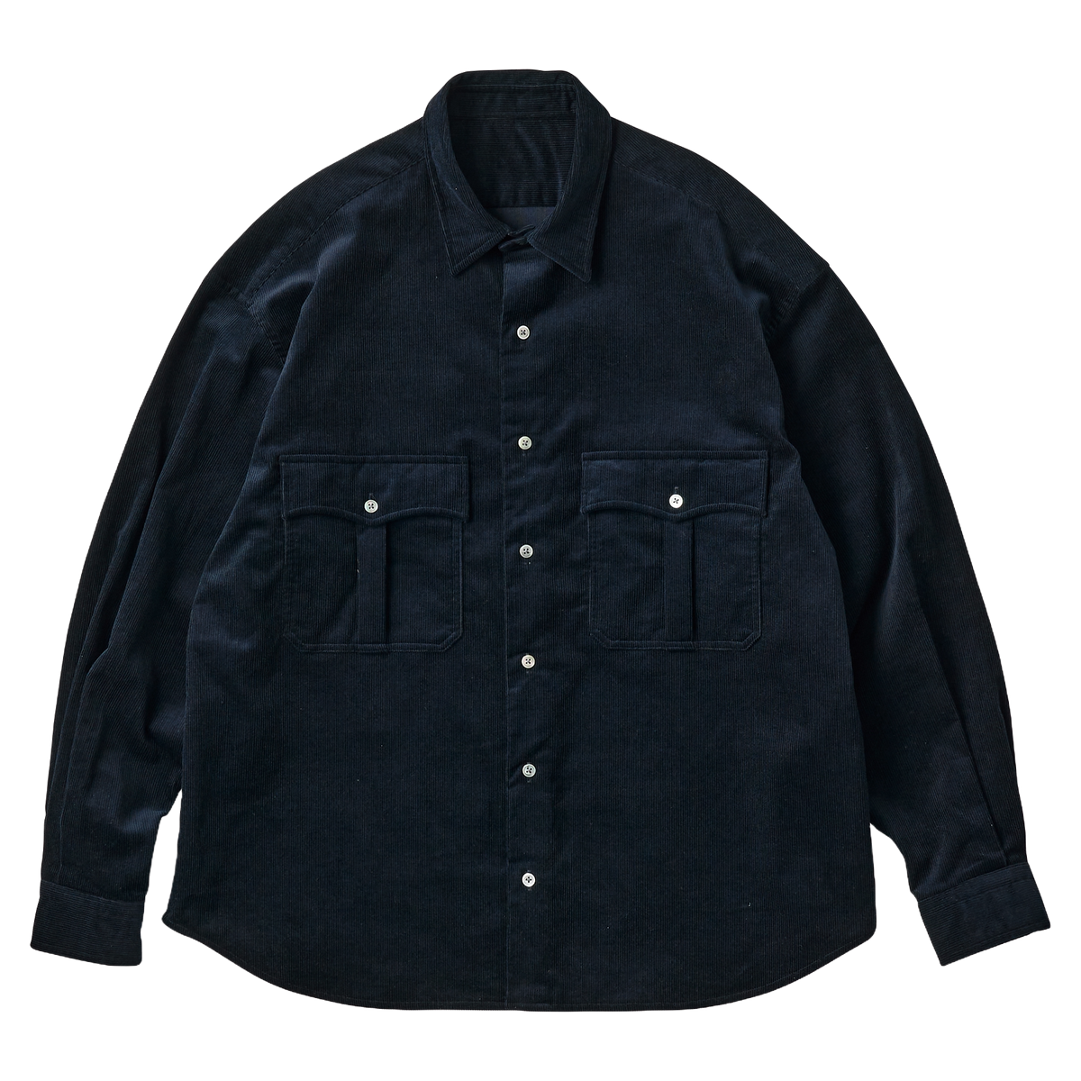 ROLL UP ORGANIC CORDUROY SHIRT (14WALE)